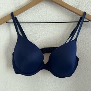Victoria's Secret Pink Wear Everywhere Push-Up Blue 34C